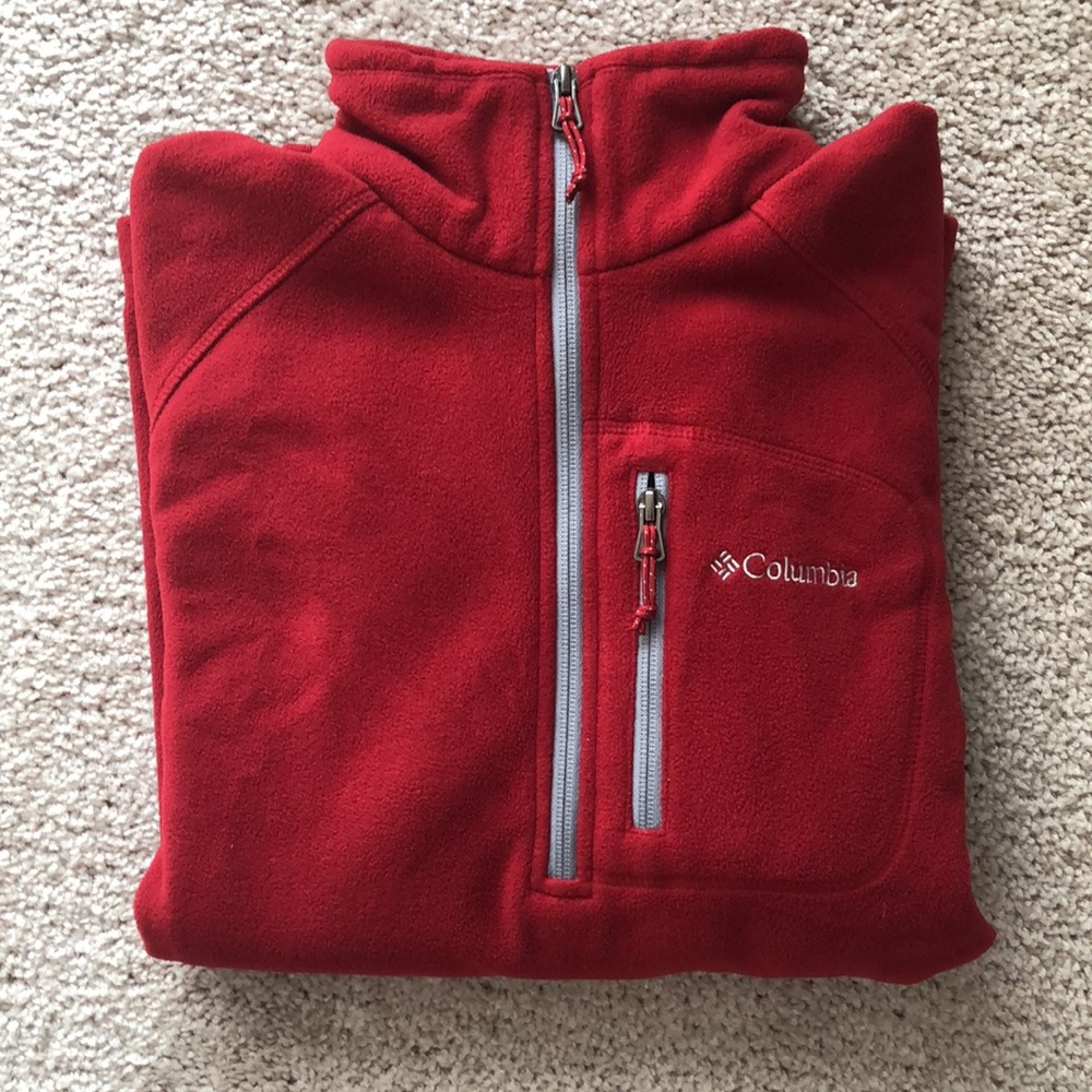Columbia fleece quarter zip pullover